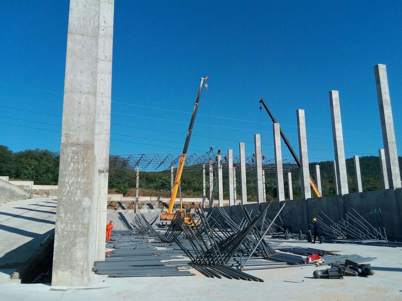 防城港搅拌站网架